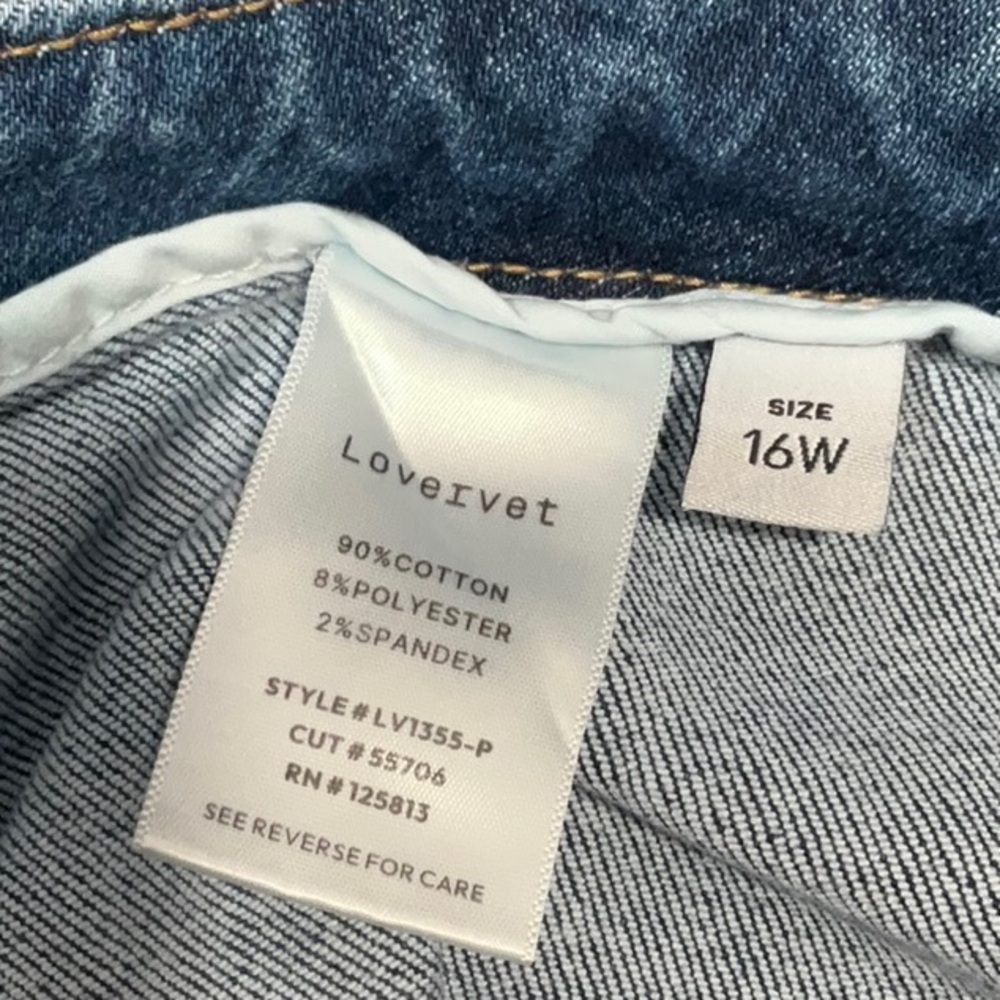 Lovervet High Rise Crop Jeans, EUC - Picture 7 of 9